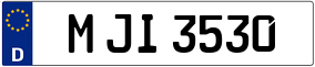 Truck License Plate